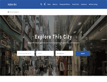 Tablet Screenshot of addonbiz.com